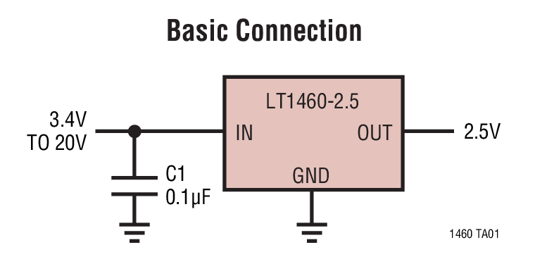 LT1460KCS3-2.5典型应用图例一
